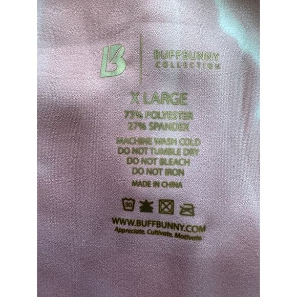 New ~ BUFFBUNNY ~ Rose Rebel Leggings Size XL High waist/ No front seam SALE - Picture 8 of 10